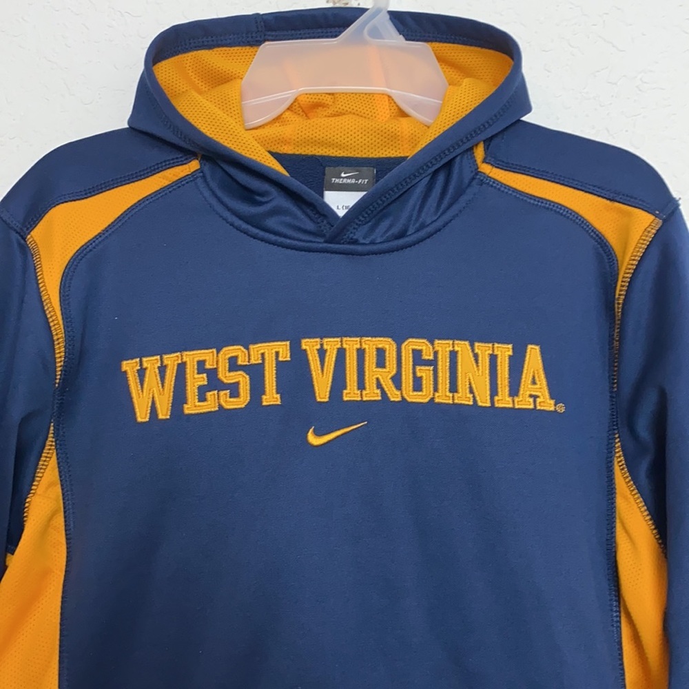 ✅Boys Nike West Virginia College Hoodie Size L - Picture 2 of 5